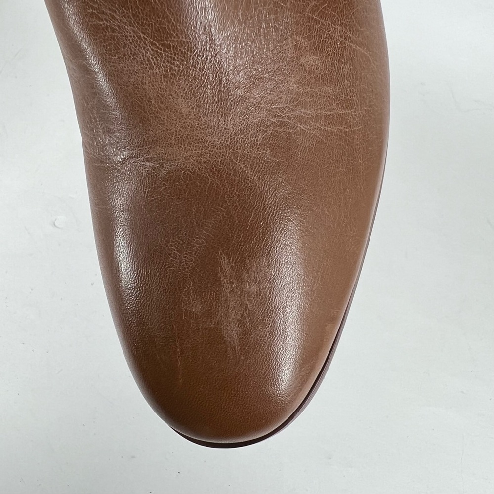 Lauren Ralph Lauren Women's Carla Tall Dress Boots Deep Saddle Tan Size 6.5B - Picture 10 of 16